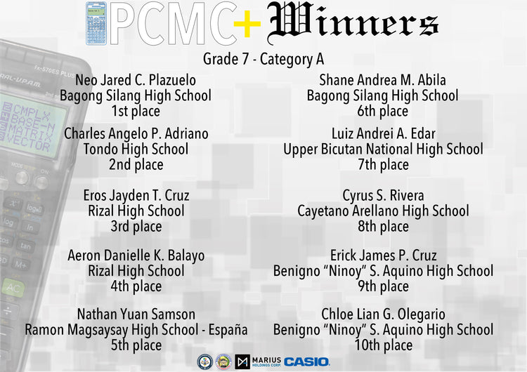 PAMES CASIO MATH CHALLENGE + – Casio - Teachers Exclusive
